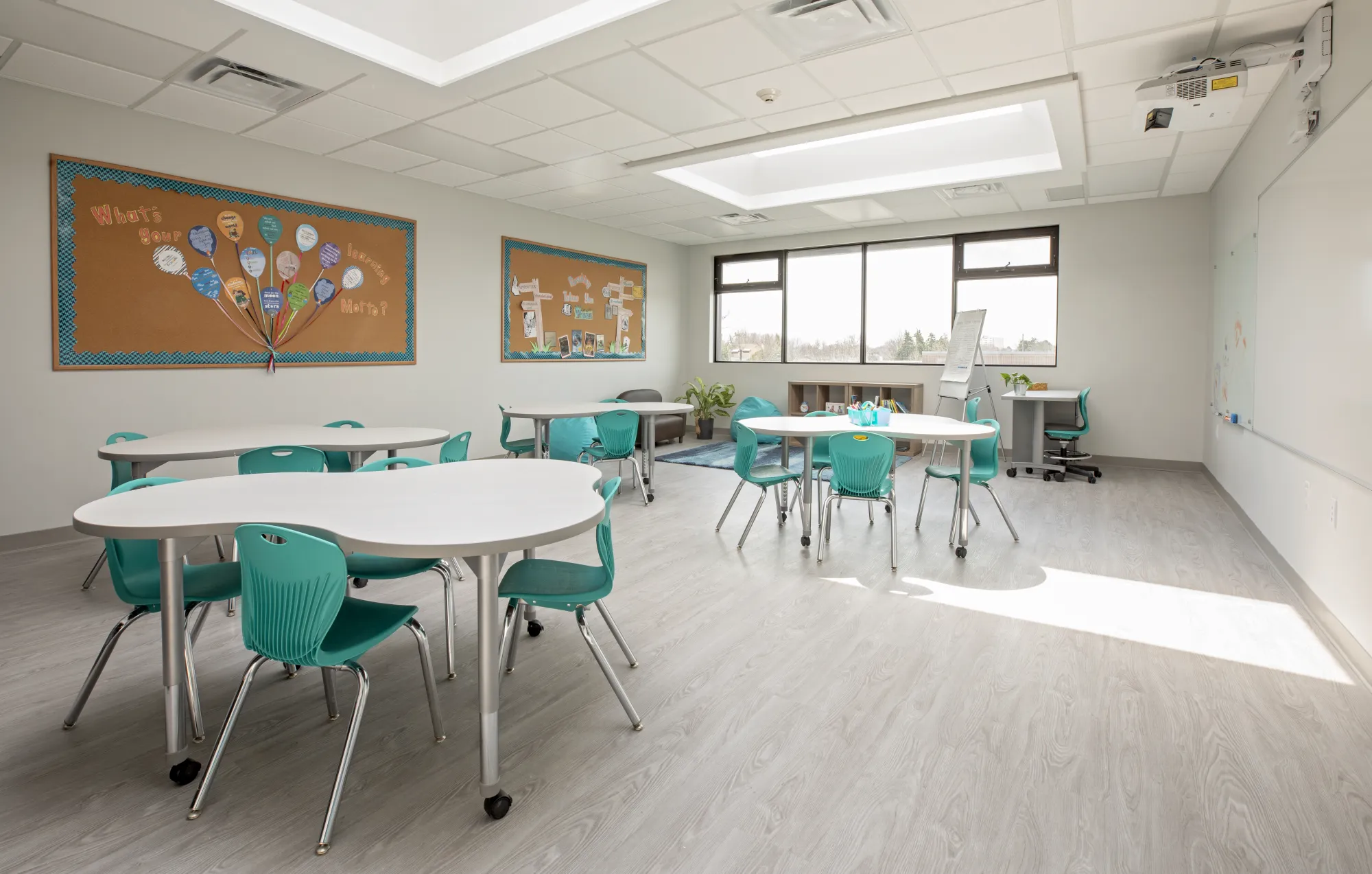 Interior of the Scholar's Studio classroom.