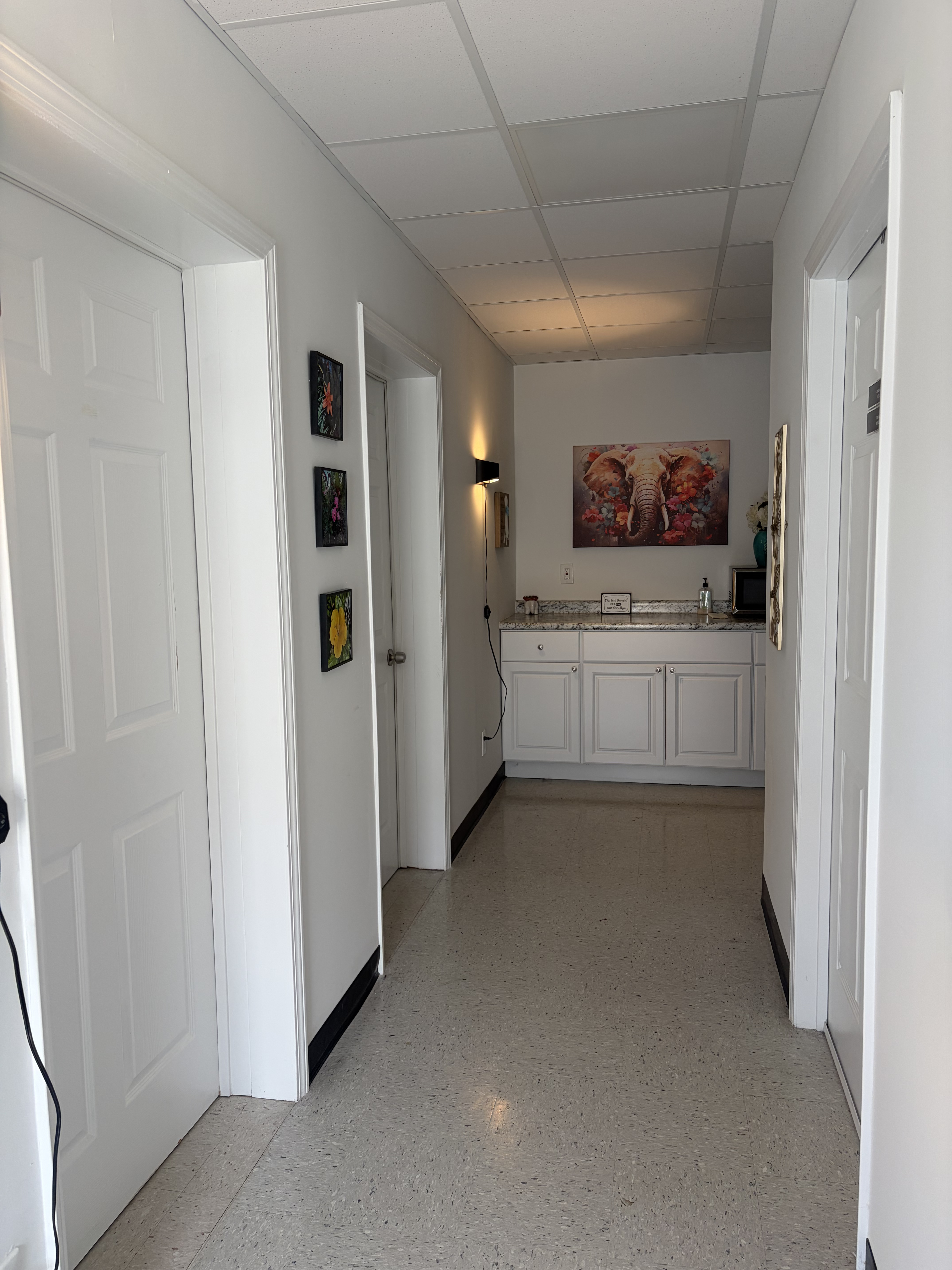 Counseling office interior with comfortable seating at Turning Point Counseling