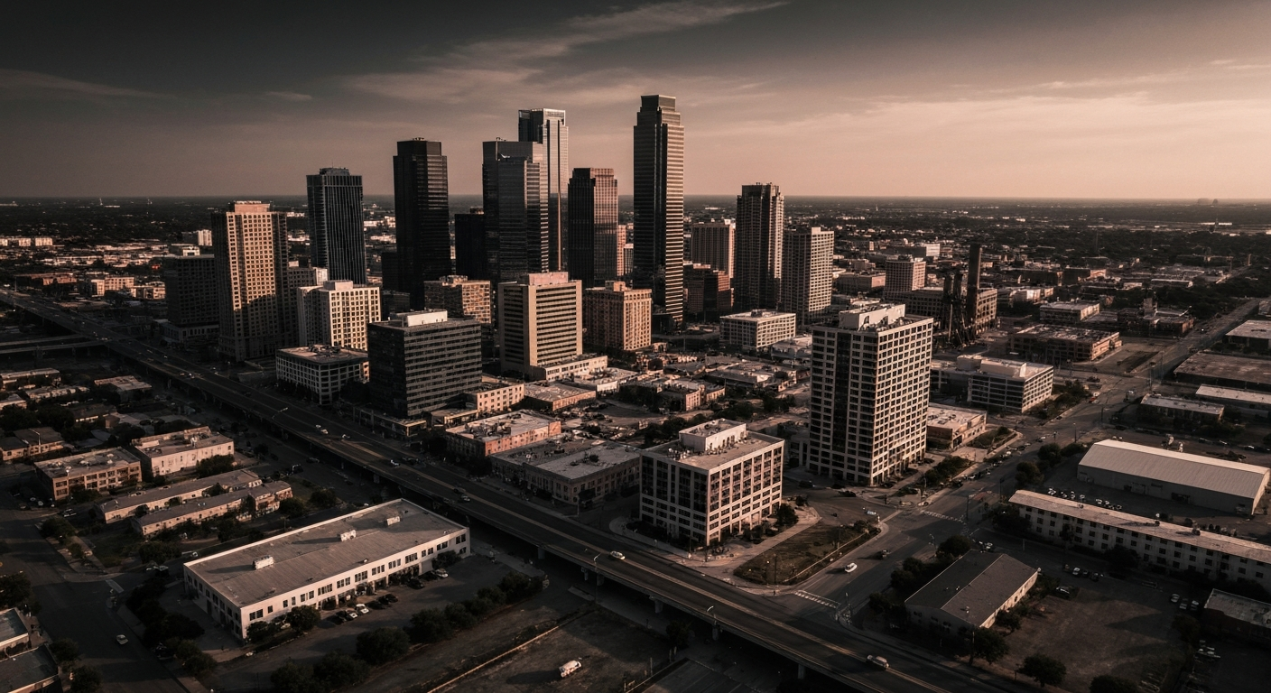DFW Metroplex map background