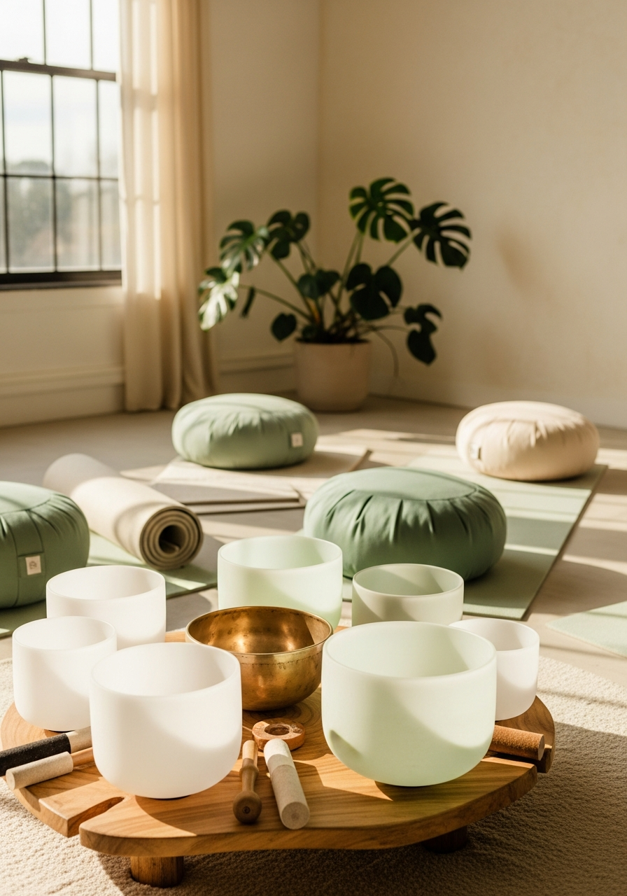 Somatic meditation and sound bath studio