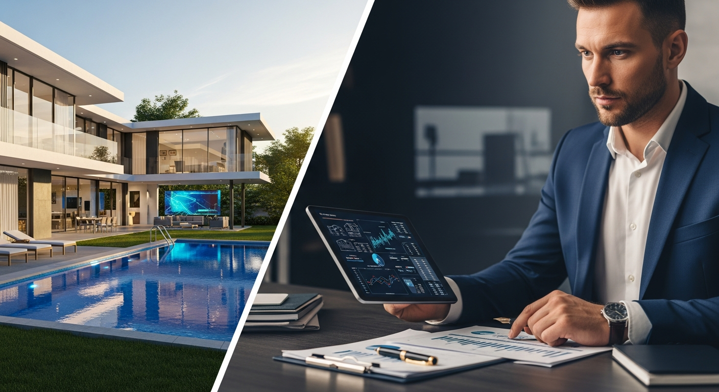 Real estate investor analyzing a deal