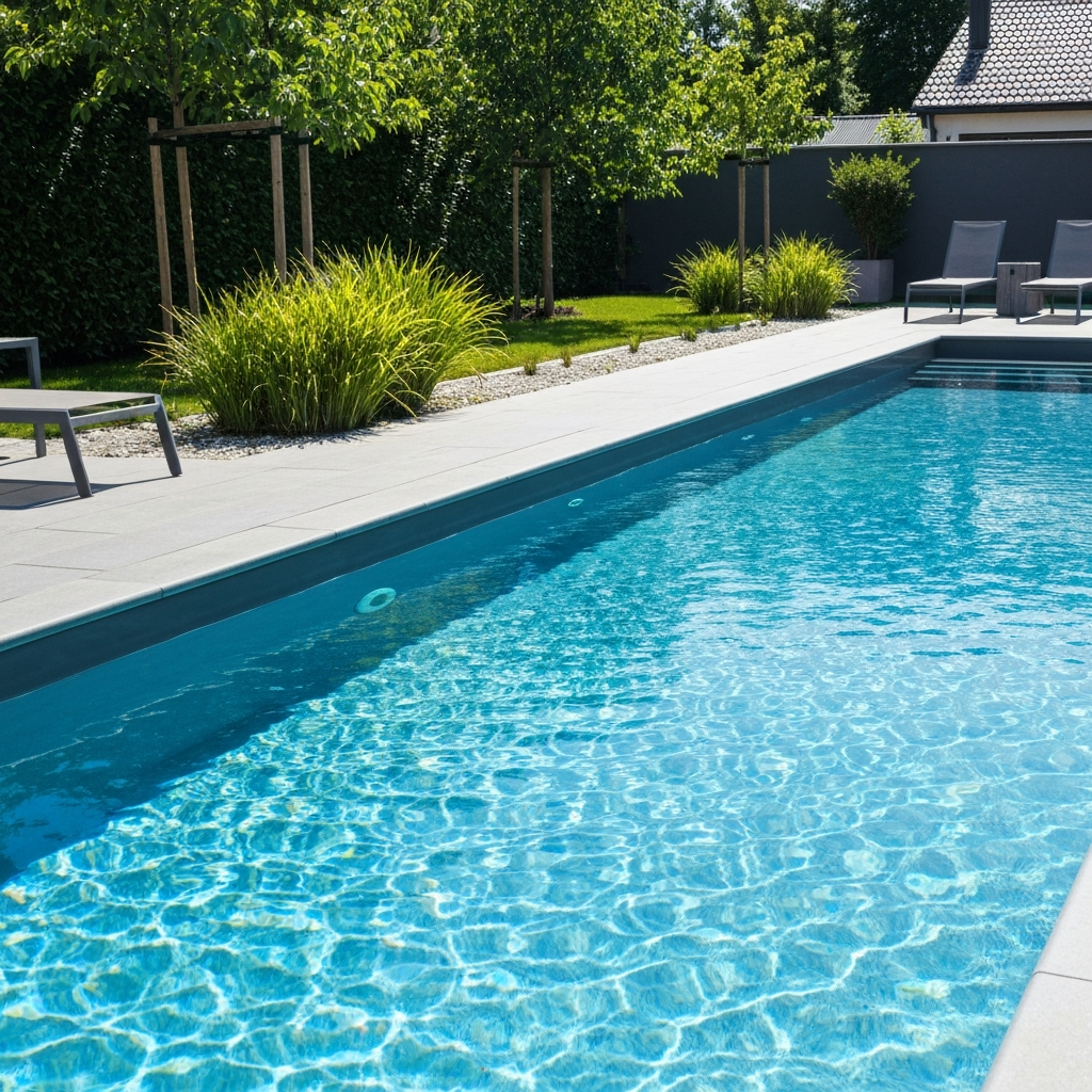 Clean swimming pool