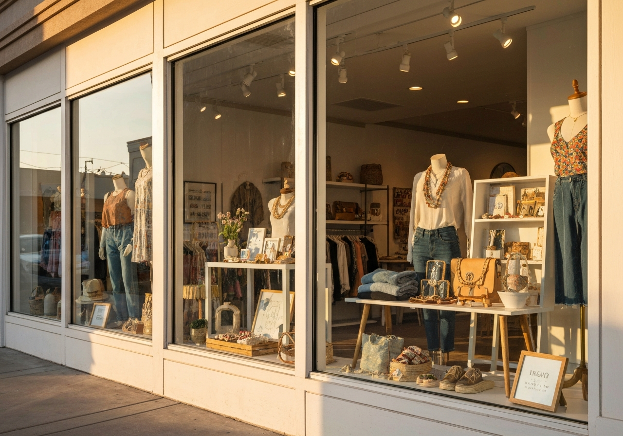 Boutique Display Windows