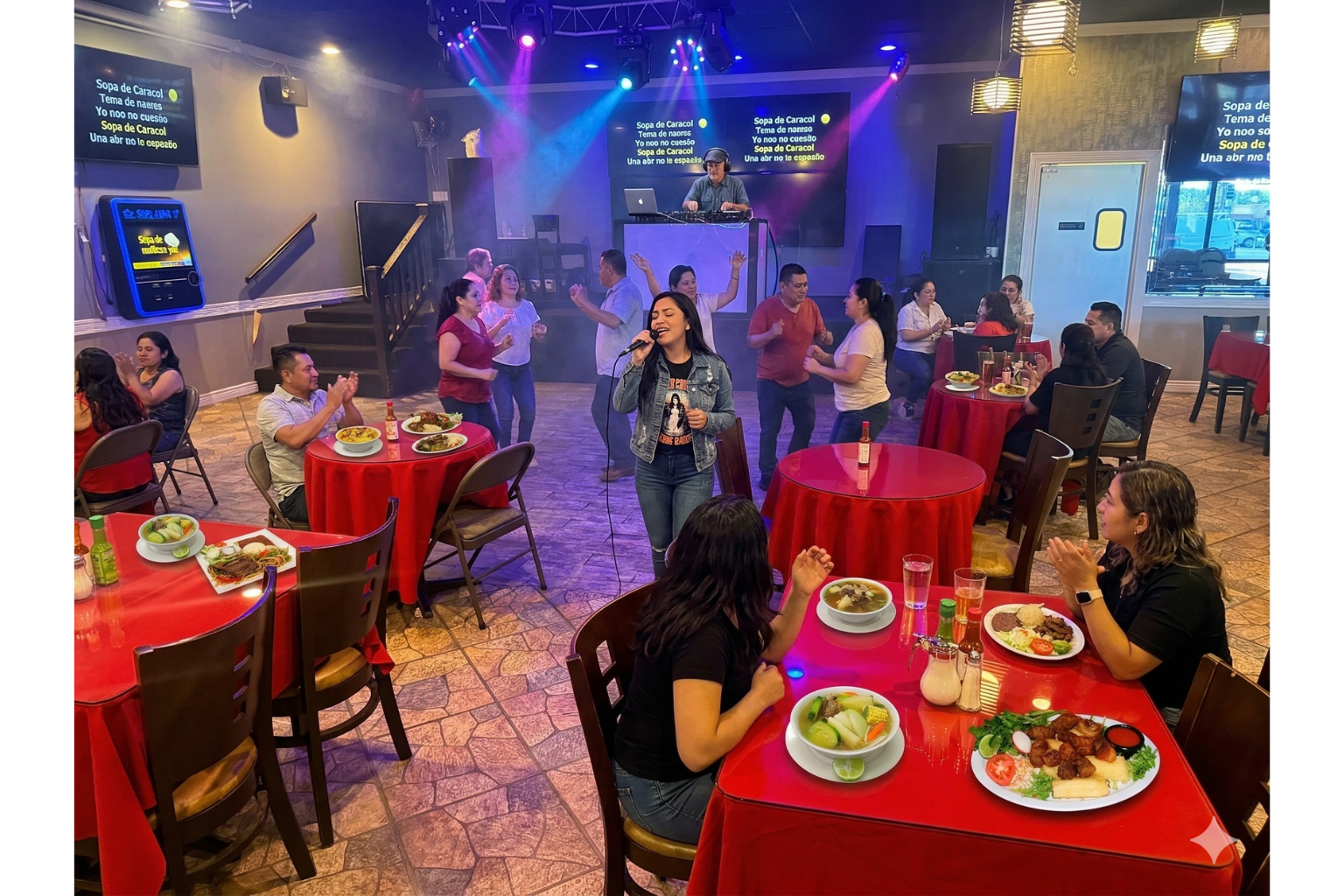 Karaoke night and live music