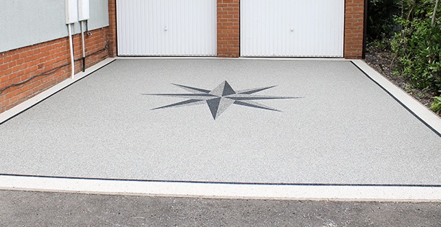Resin bound driveway installation in Walsall
