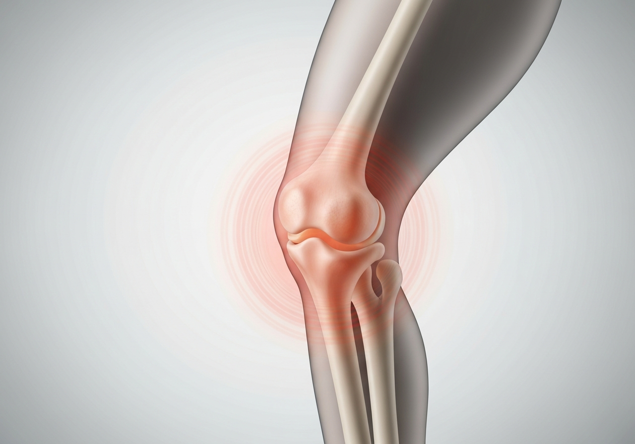 Abstract representation of knee pain