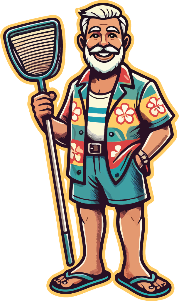 Gringo's Pool Service mascot