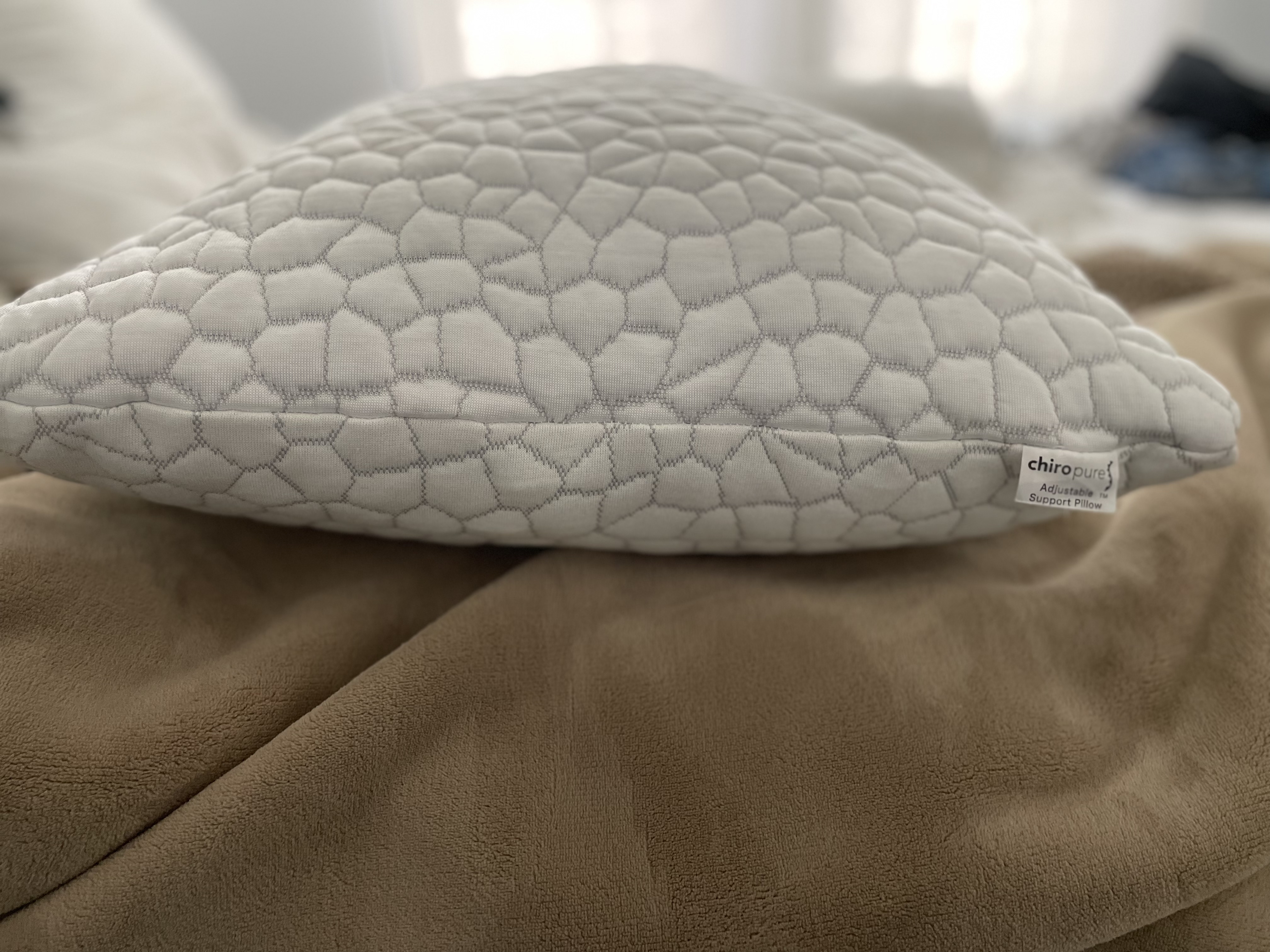 Luxury bedroom with Chiropure pillow