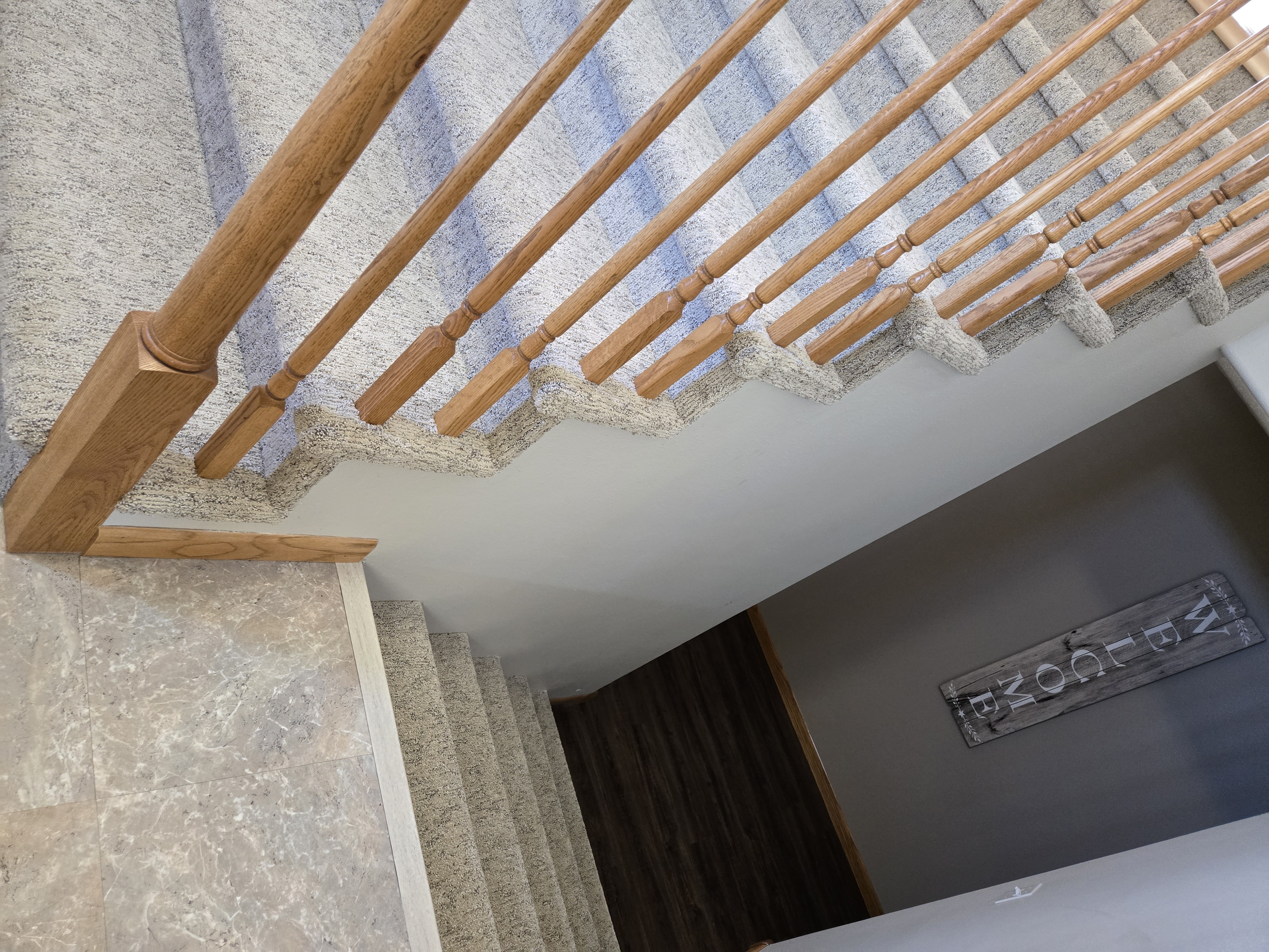 Stairs installation after
