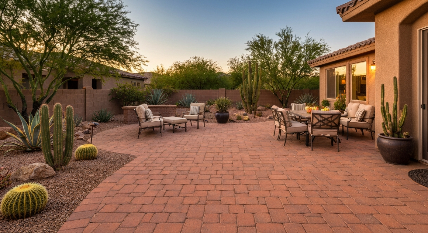 Paver Patio Installation in Goodyear AZ