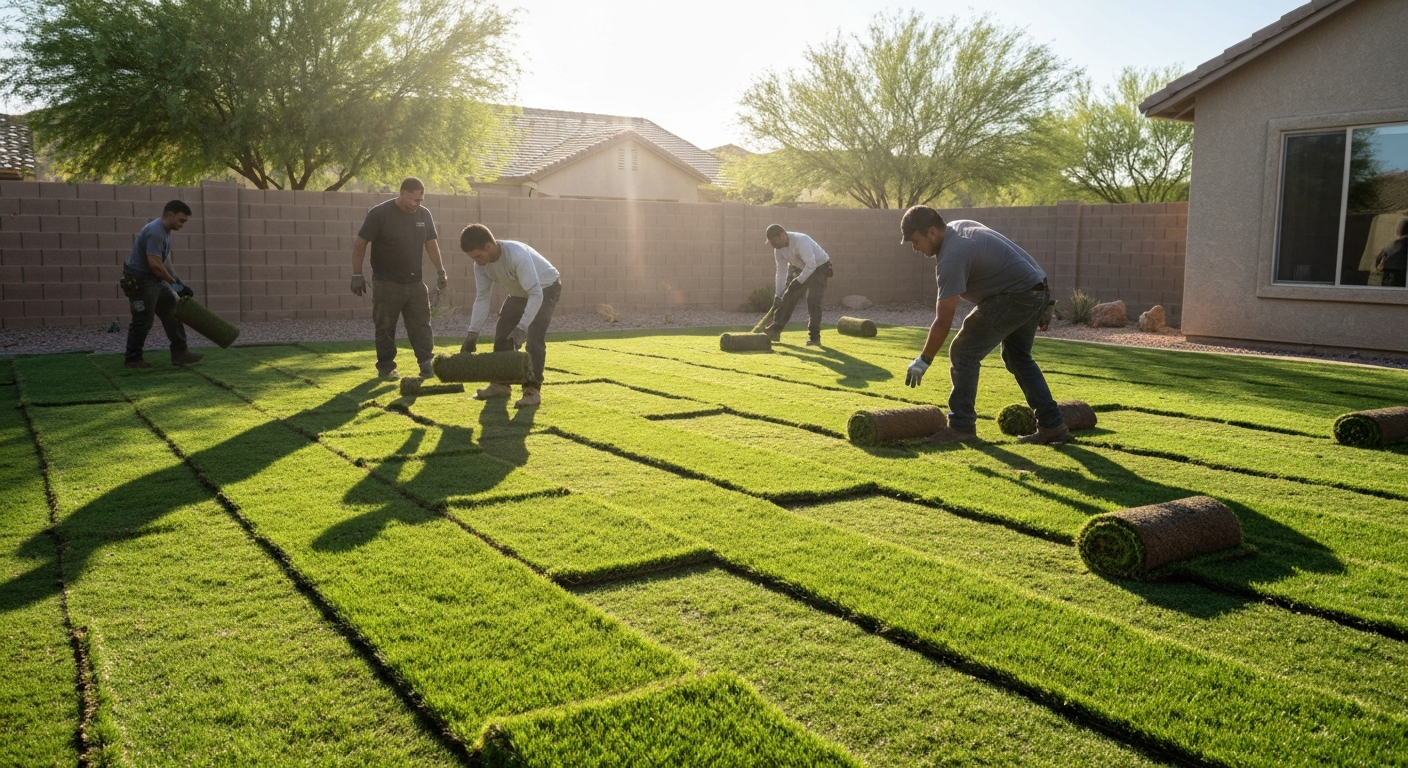 Sod Installation in Goodyear AZ