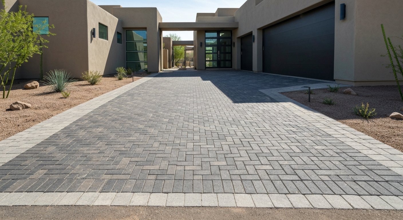 Paver Driveway Installation in Goodyear AZ