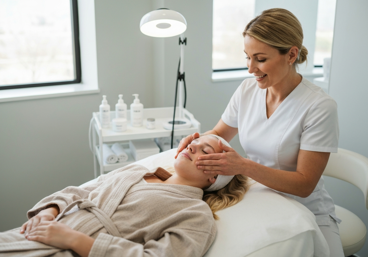 Teen facial treatment at Advanced Aesthetics Medical Spa Overland Park KS