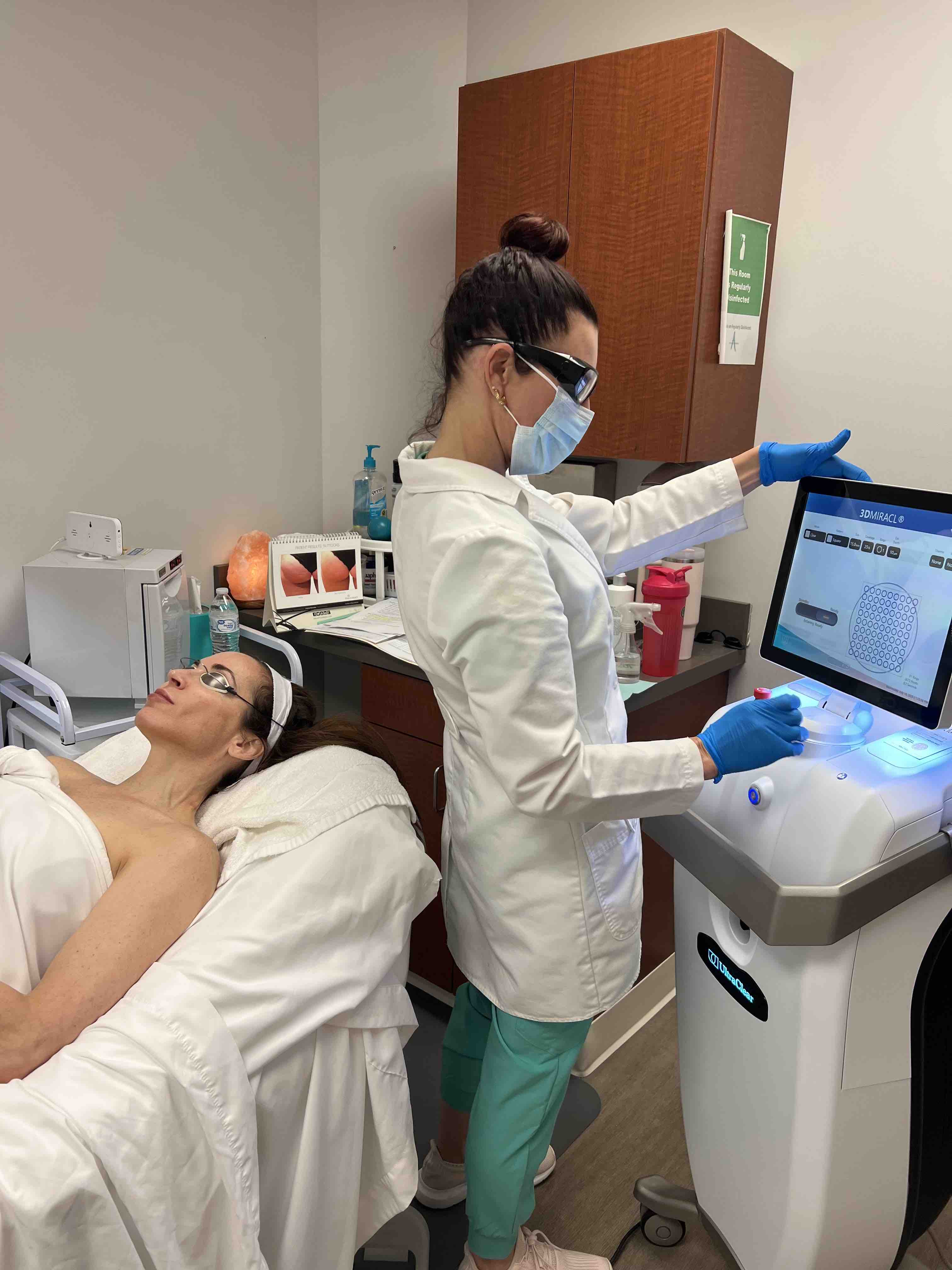 UltraClear laser skin treatment at Advanced Aesthetics Medical Spa in Overland Park KS