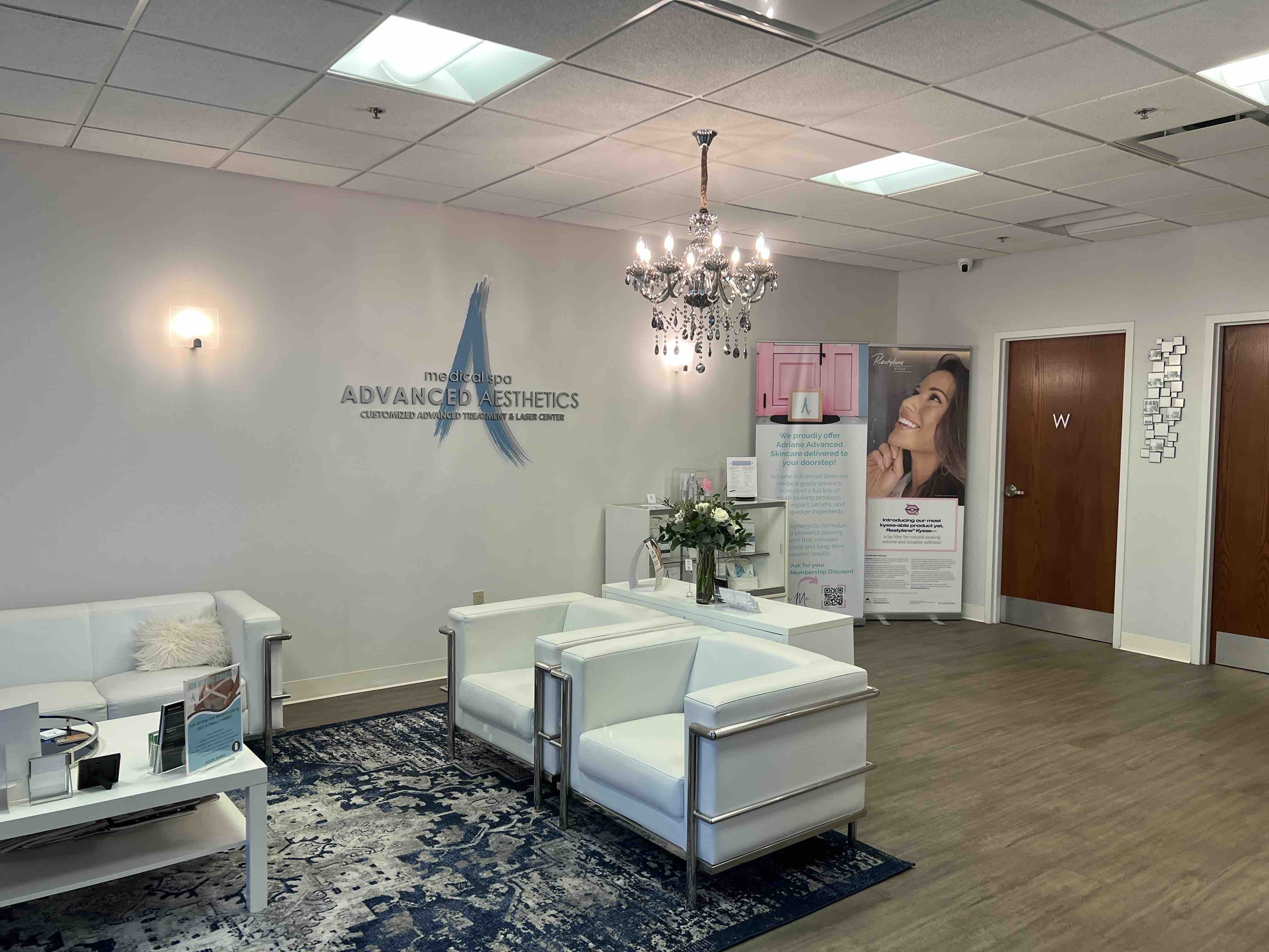 Advanced Aesthetics Lobby and waiting area