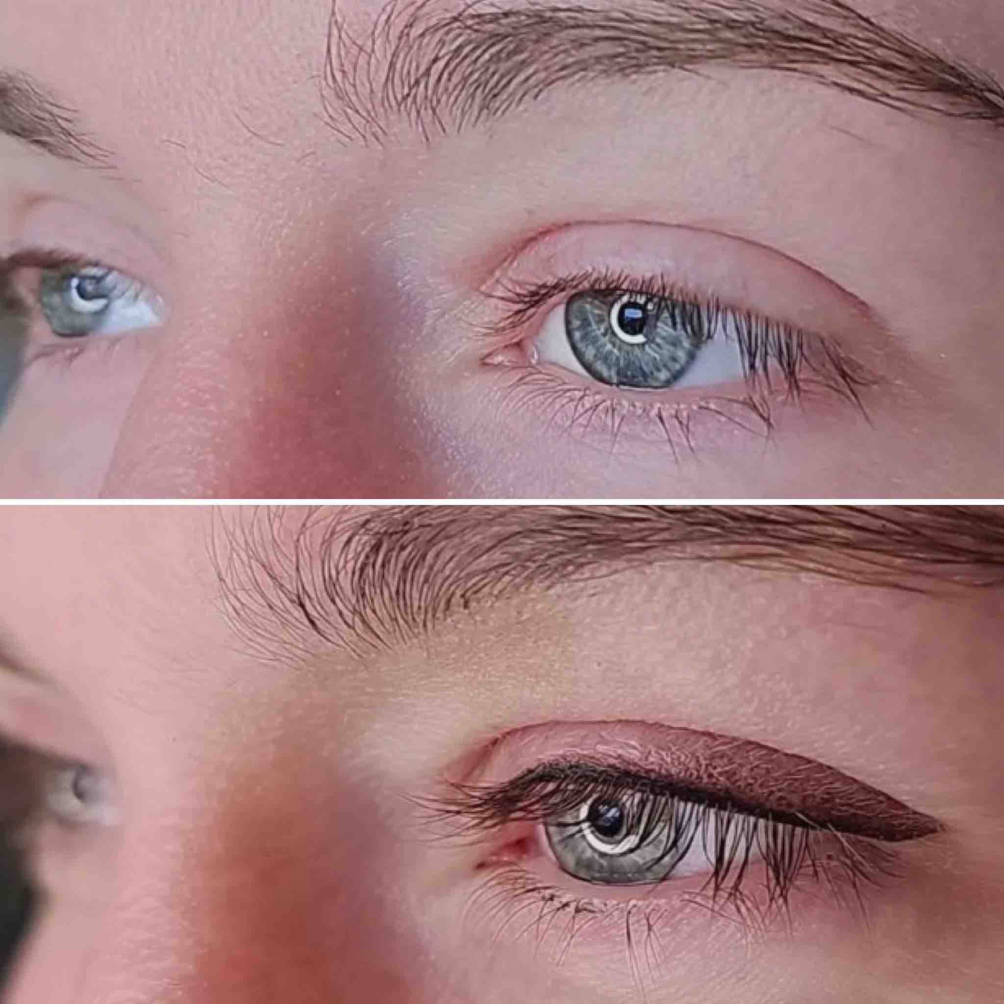 Keratin Lash Lift Before and After
