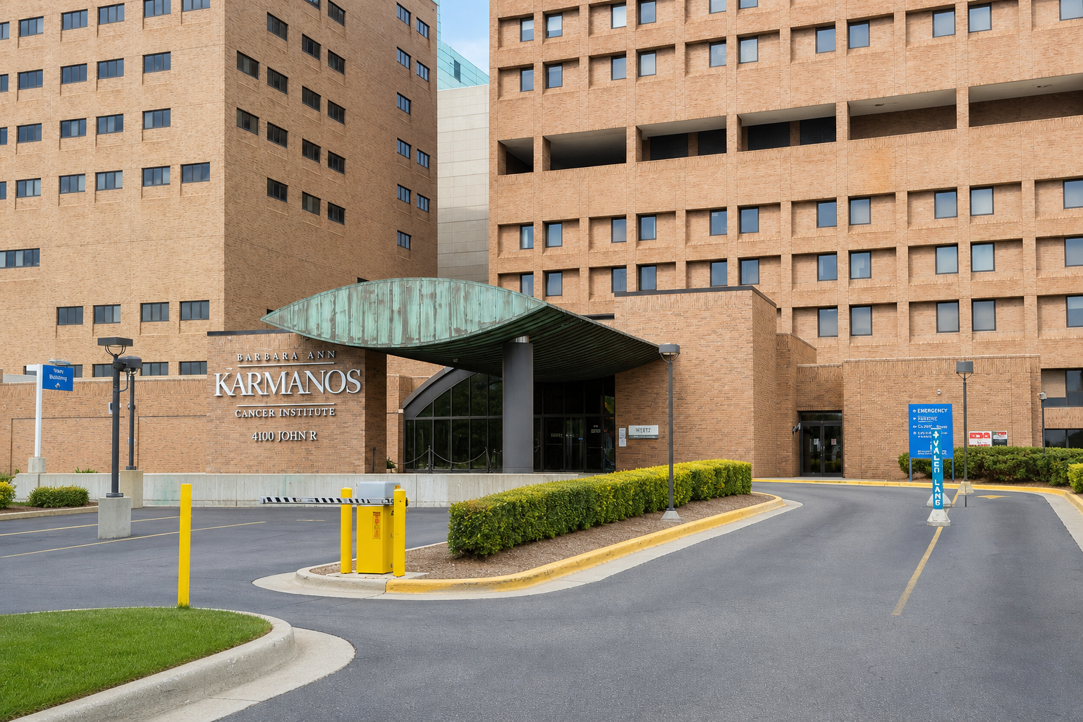 Karmanos Cancer Center — Wertz Clinic building exterior