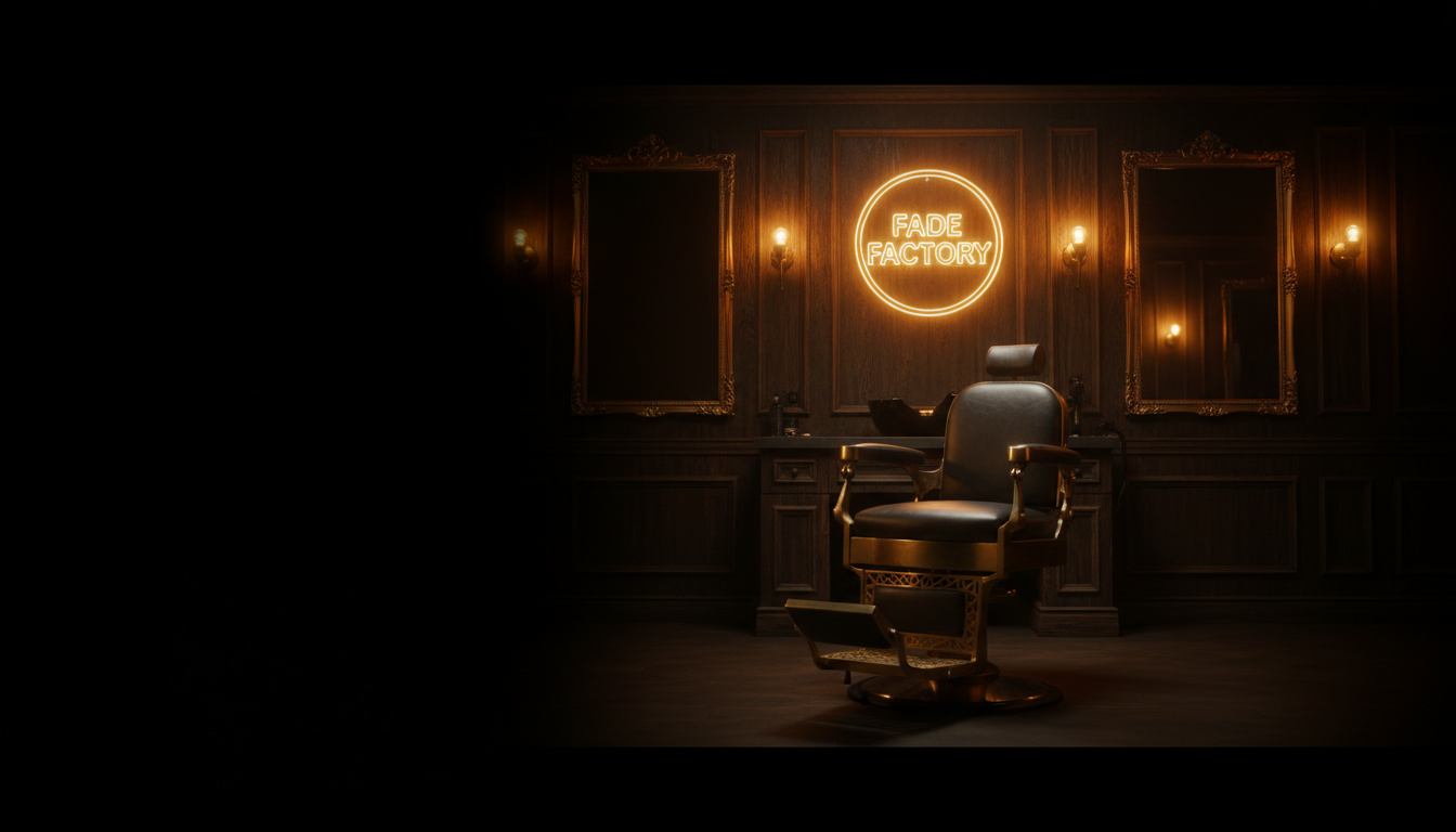 Fade Factory Barbershop Interior