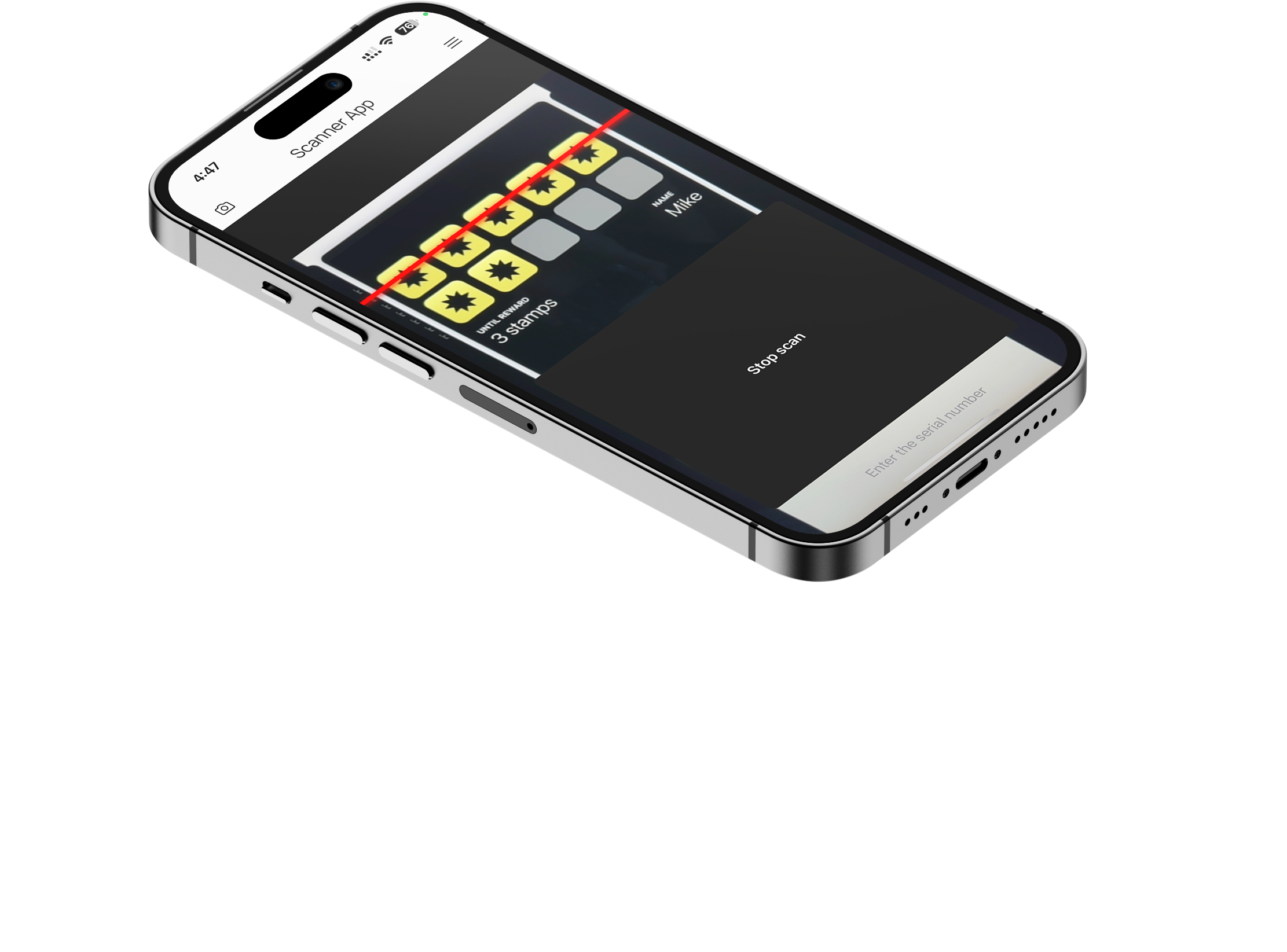 Scanner app - seller view