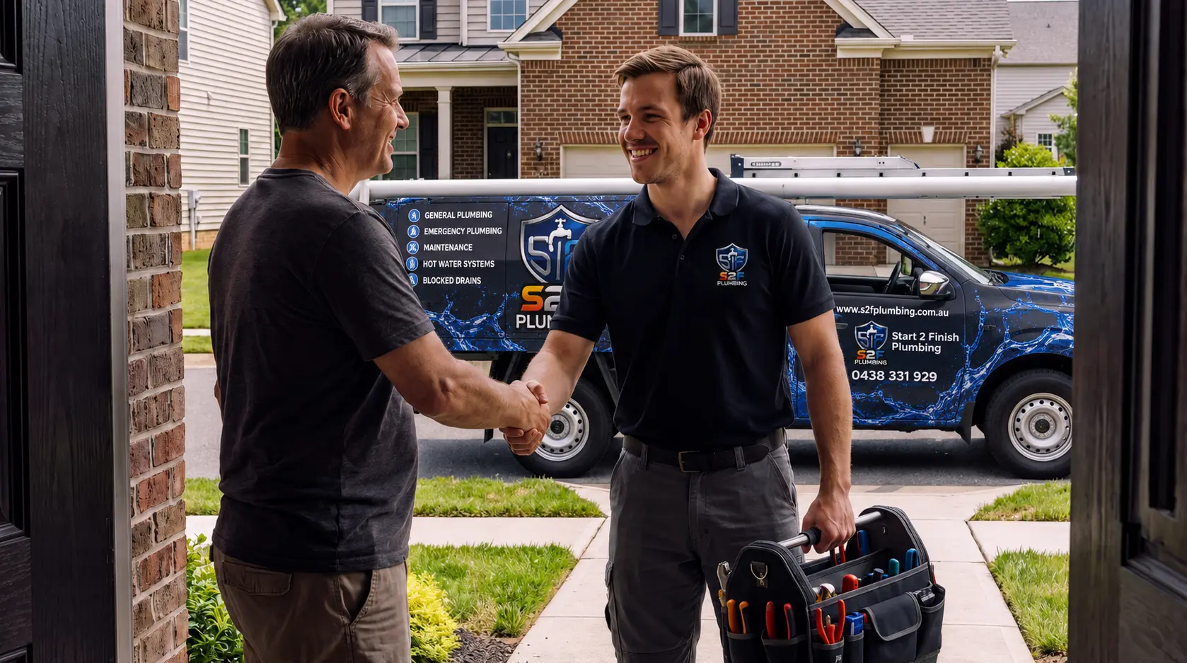 Same-day emergency plumber responding to a callout in Liverpool NSW