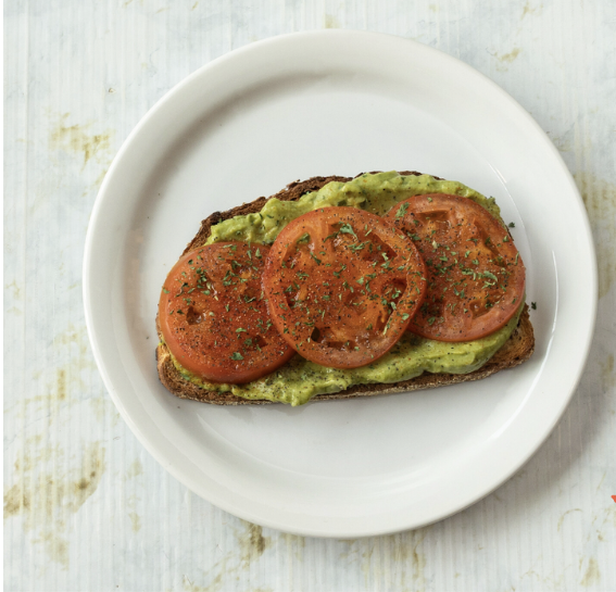 Avocado Toast at Prep Hero Café