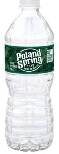 Poland Spring Water Bottle at Prep Hero Café