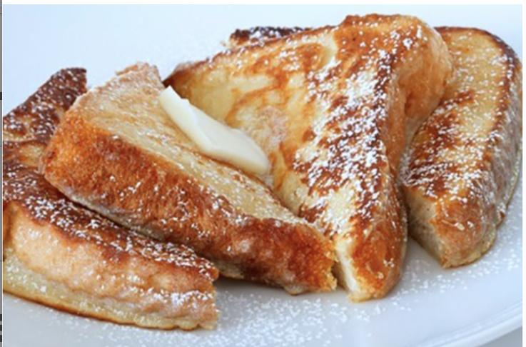 French Toast at Prep Hero Café