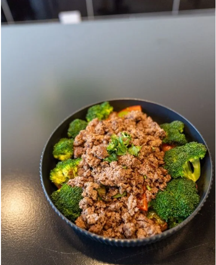 Ground Beef Protein Bowl at Prep Hero Café