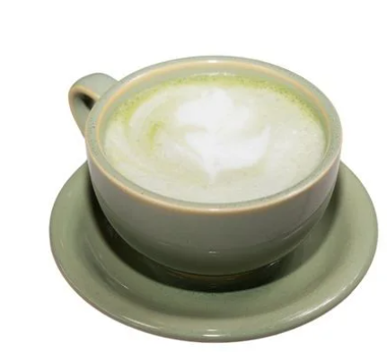 Hot Matcha Latte at Prep Hero Café