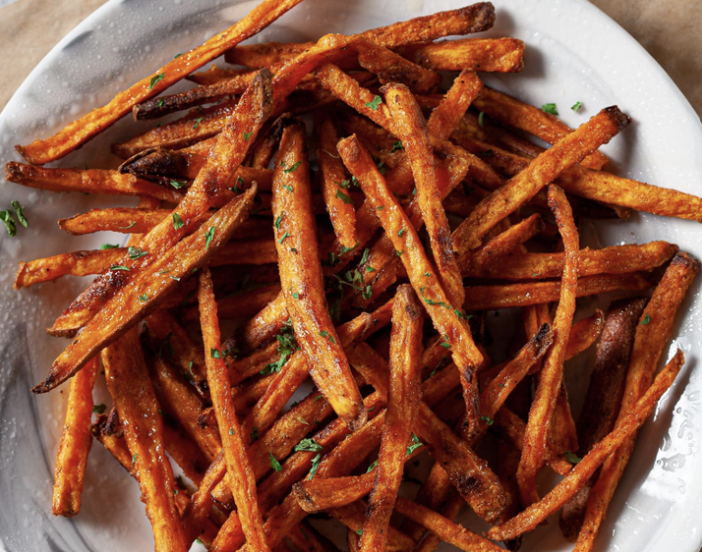 Sweet Potato Fries at Prep Hero Café
