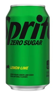 Sprite Zero Sugar, Can at Prep Hero Café