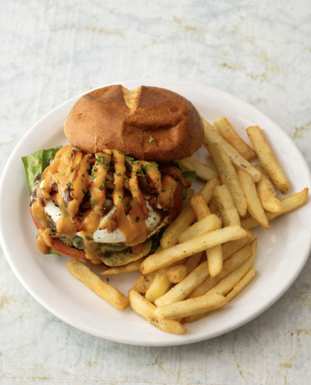 The Super Smash Burger at Prep Hero Café