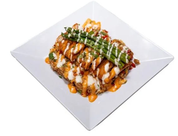 Crispy Chicken Egg Fried Rice at Prep Hero Café