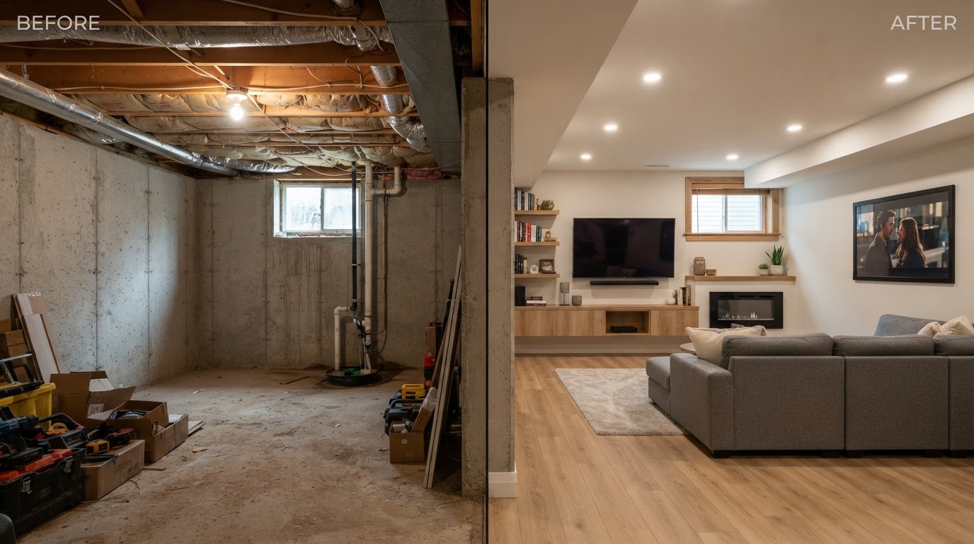 Top 5 Finished Basement Ideas to Maximize Your Space