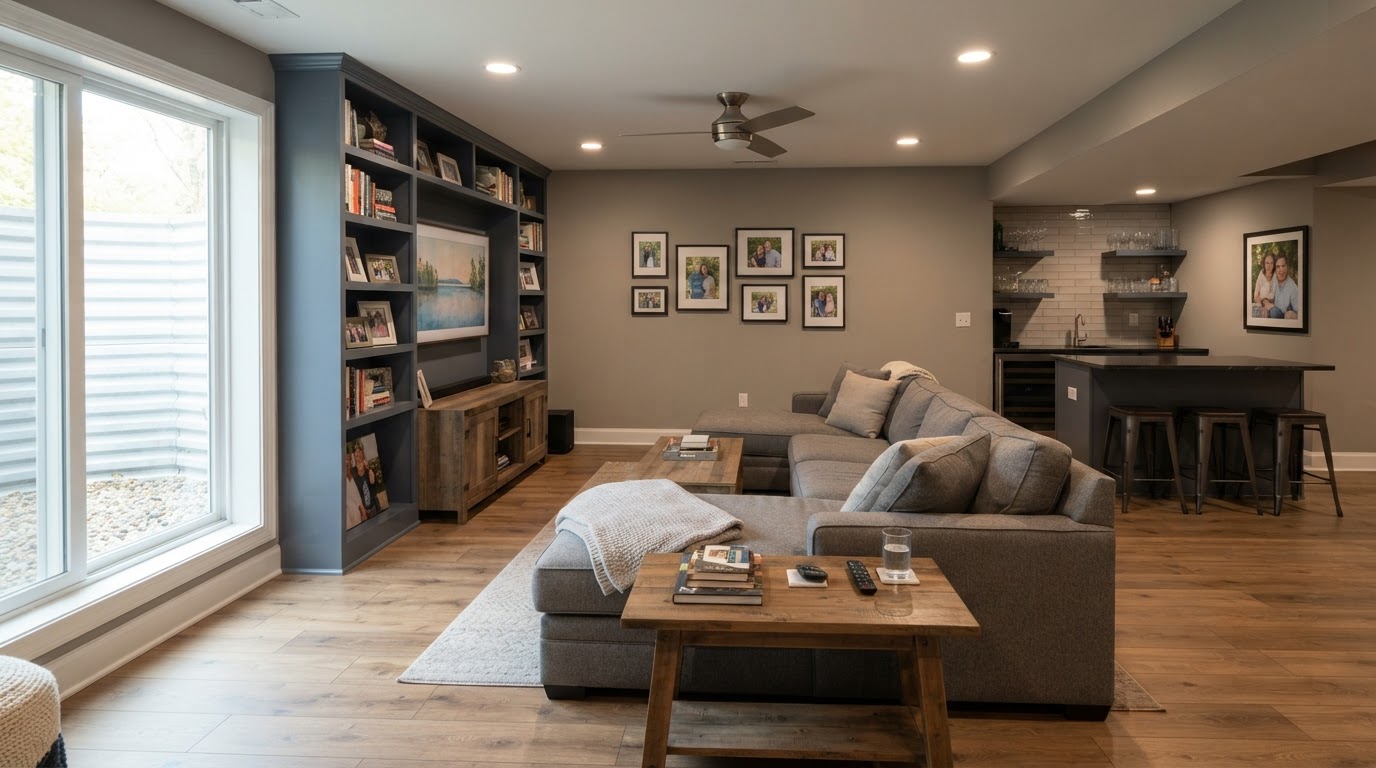 Top 5 Finished Basement Ideas to Maximize Your Space