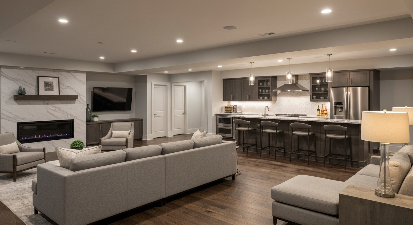 Top 5 Finished Basement Ideas to Maximize Your Space