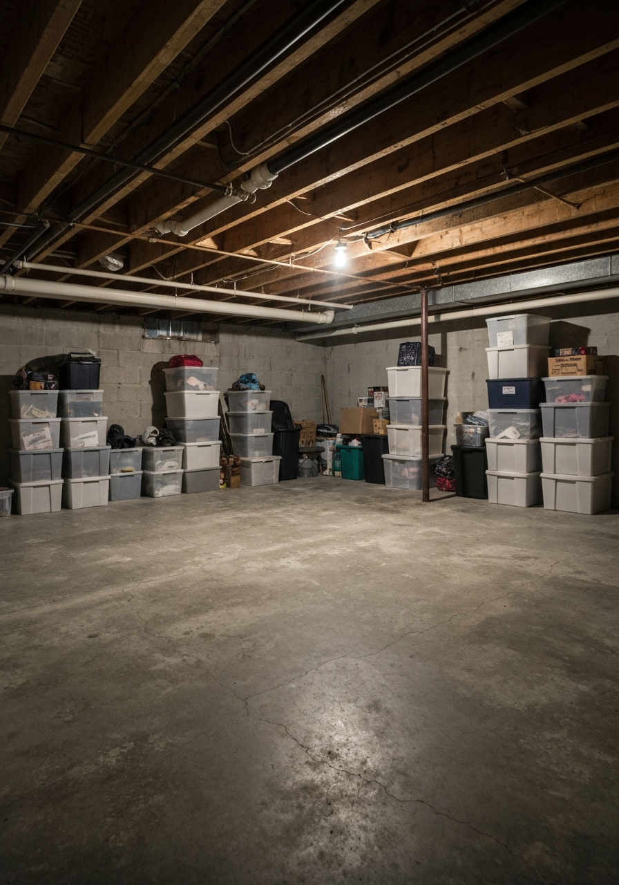 Before Basement Finishing