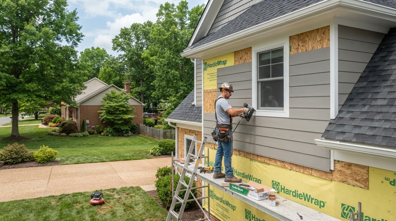 Siding Installation project in Maryland