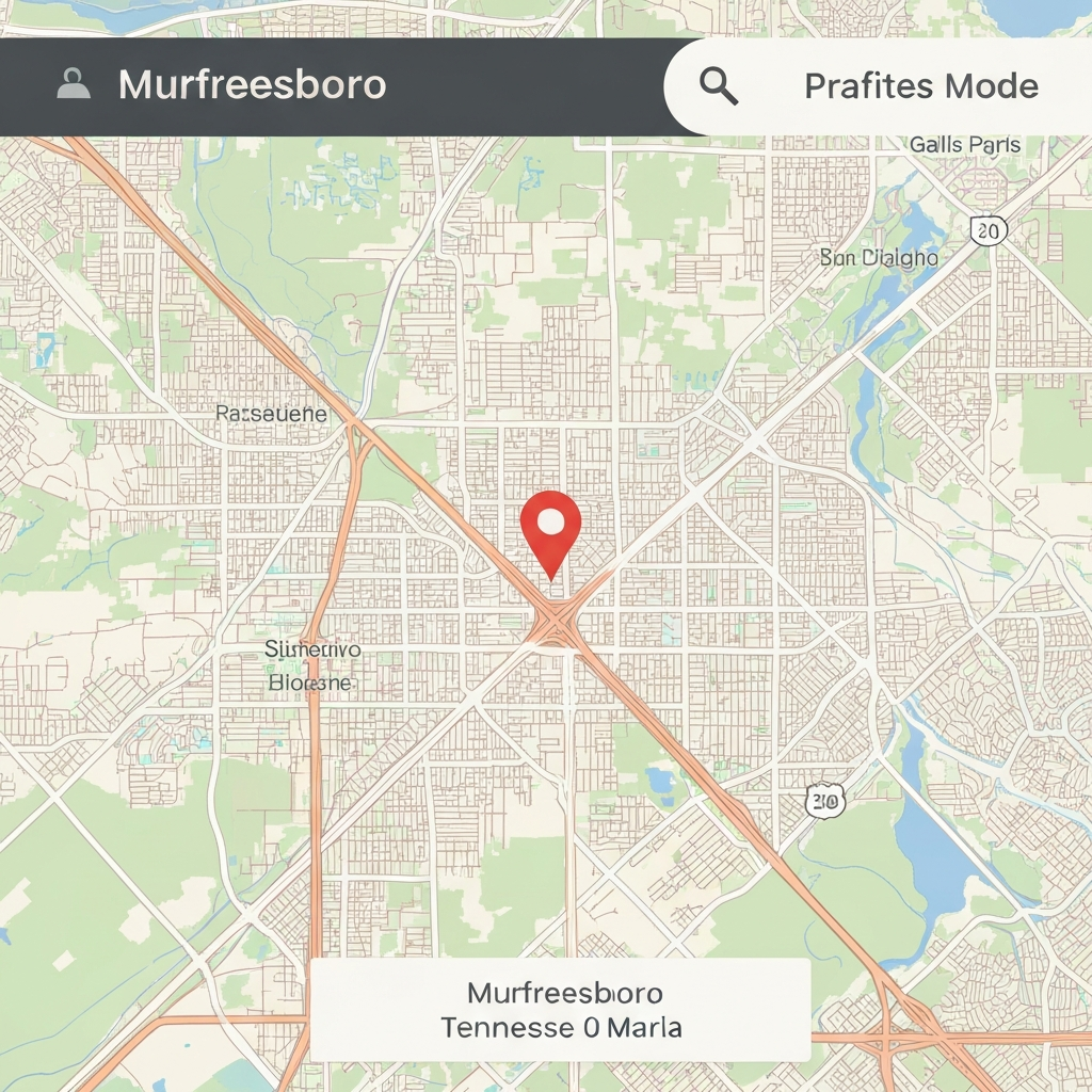 Map of PostalAnnex Murfreesboro