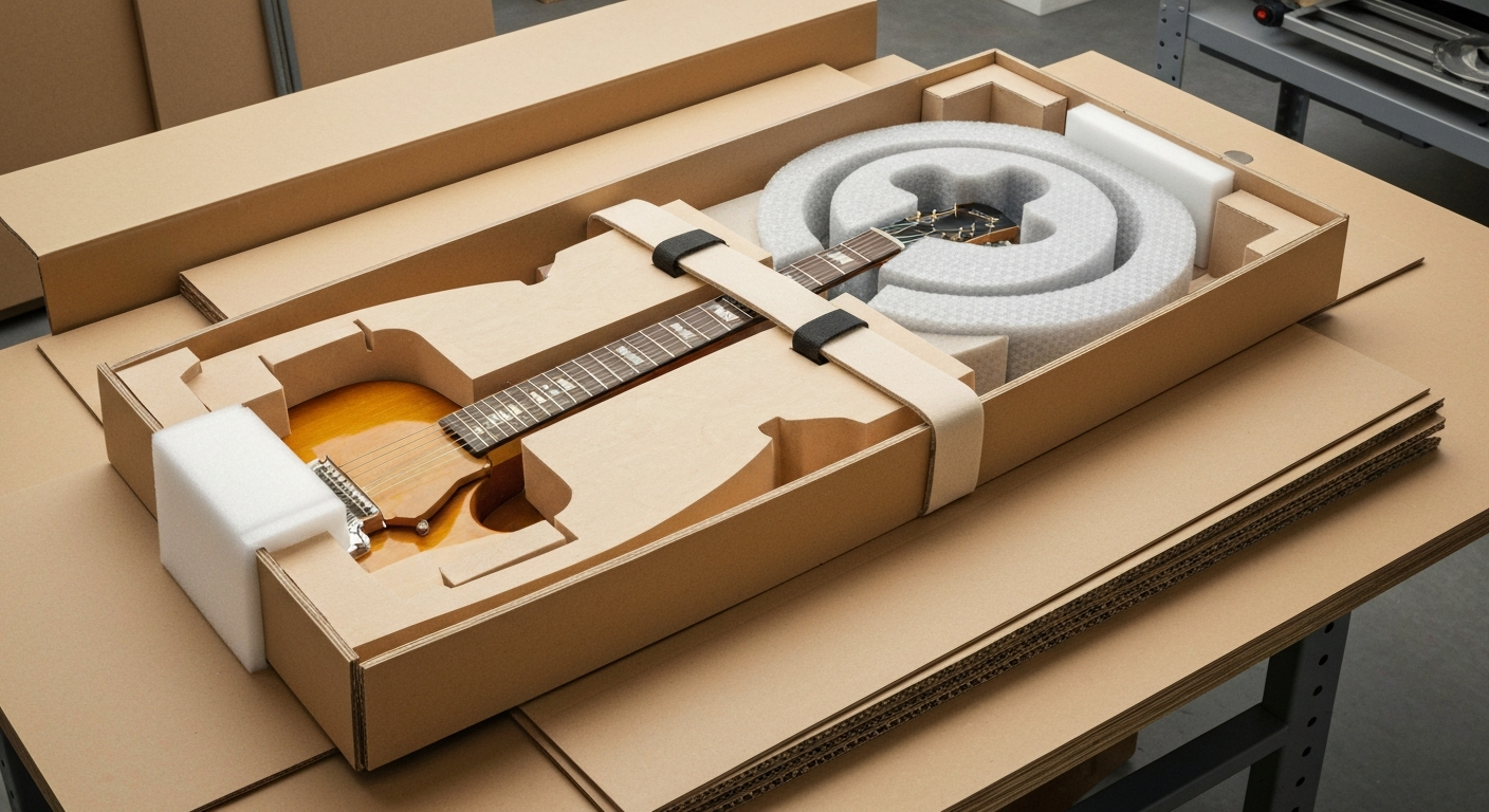 Custom box building for awkwardly shaped items