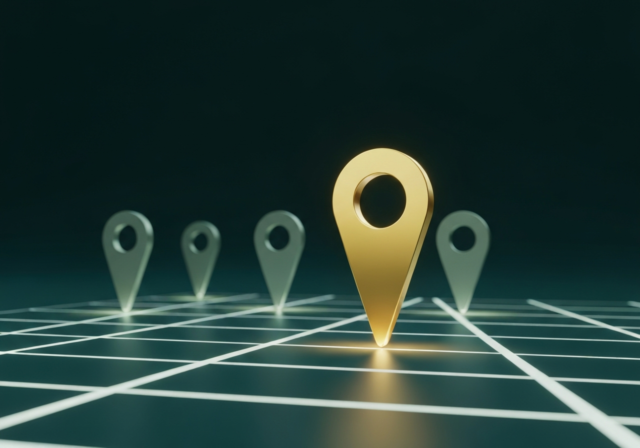 Top of the map. First in the AI answers.