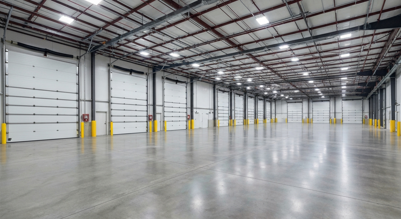 Fraser Valley industrial warehouse interior representing commercial real estate investment