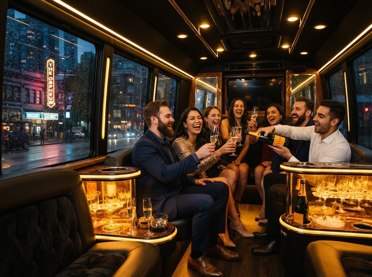 Wedding Party Buses in Vancouver