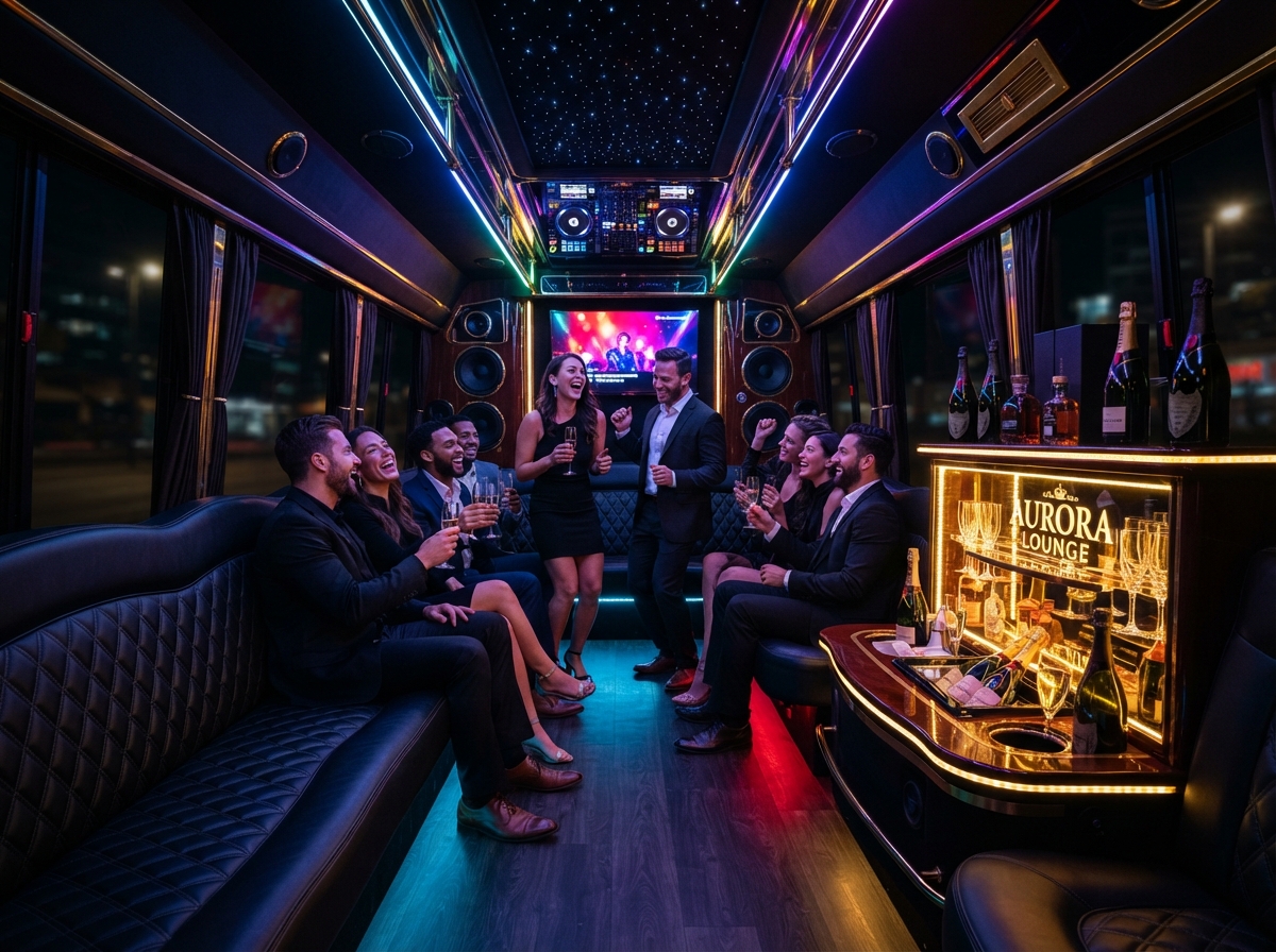 Limo Party Bus in Vancouver