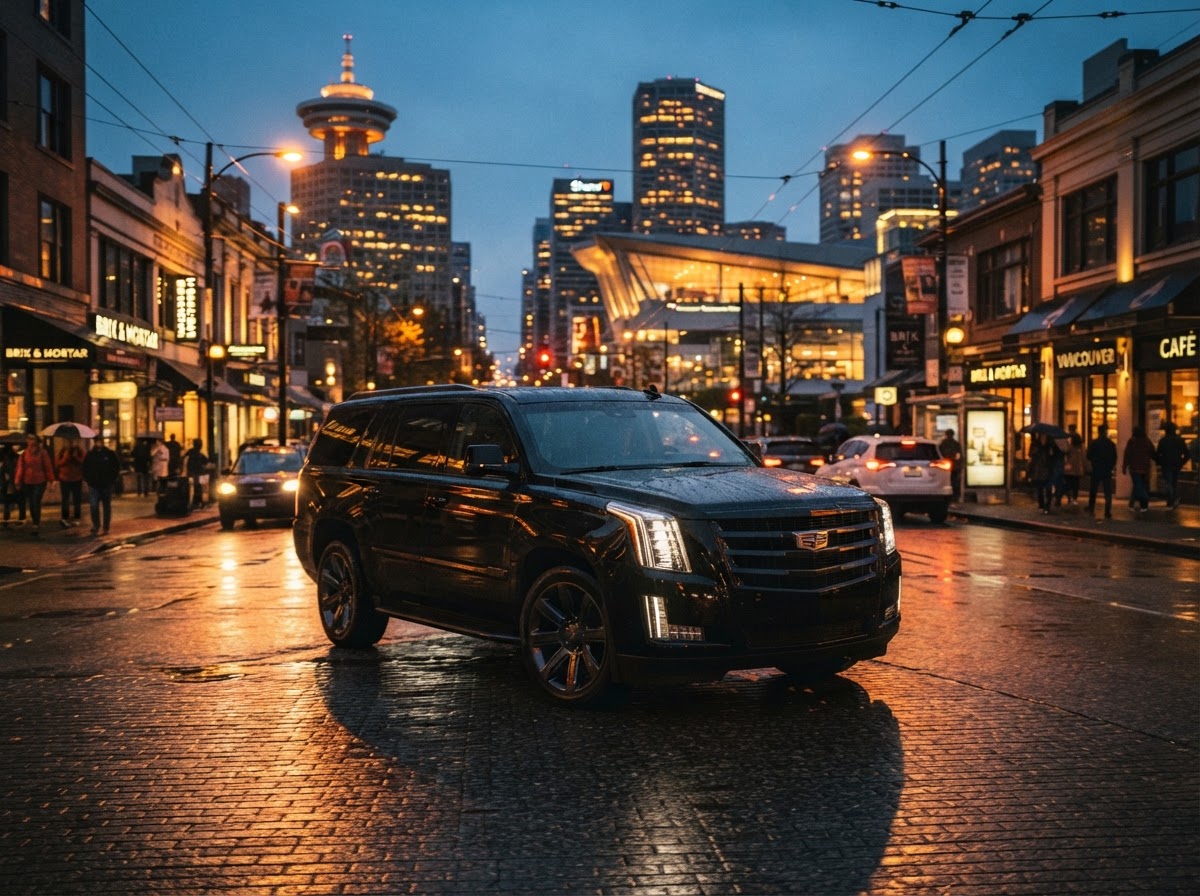 Luxury SUV in Vancouver