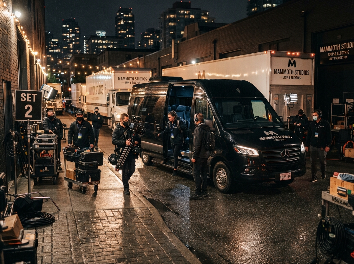 Film Production Crew Transport in Vancouver
