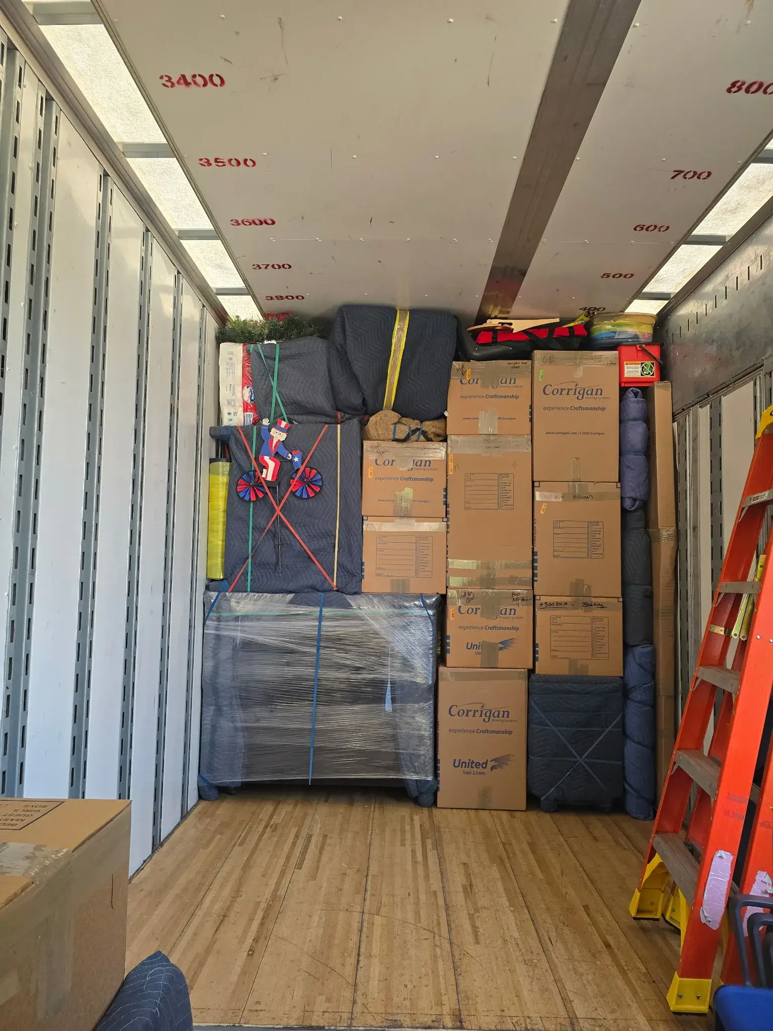 Diligent moving and packing process