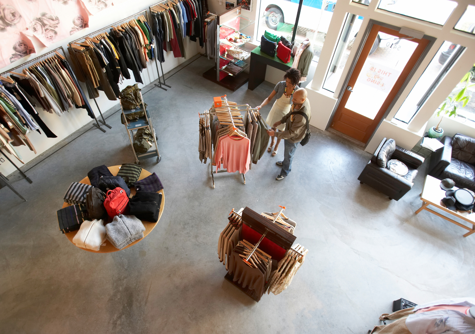 Keeping a shop floor presentable without disrupting trade