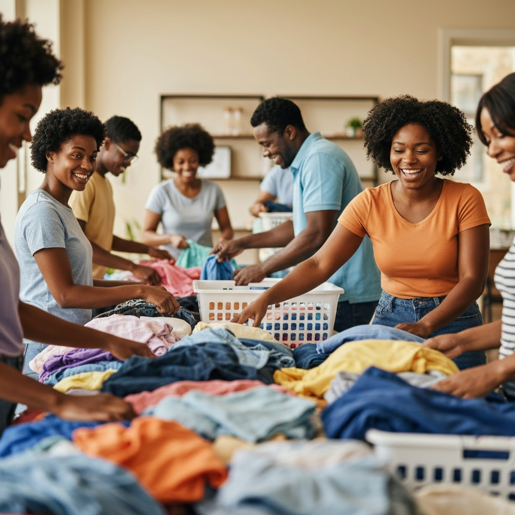 Clothing donation drive