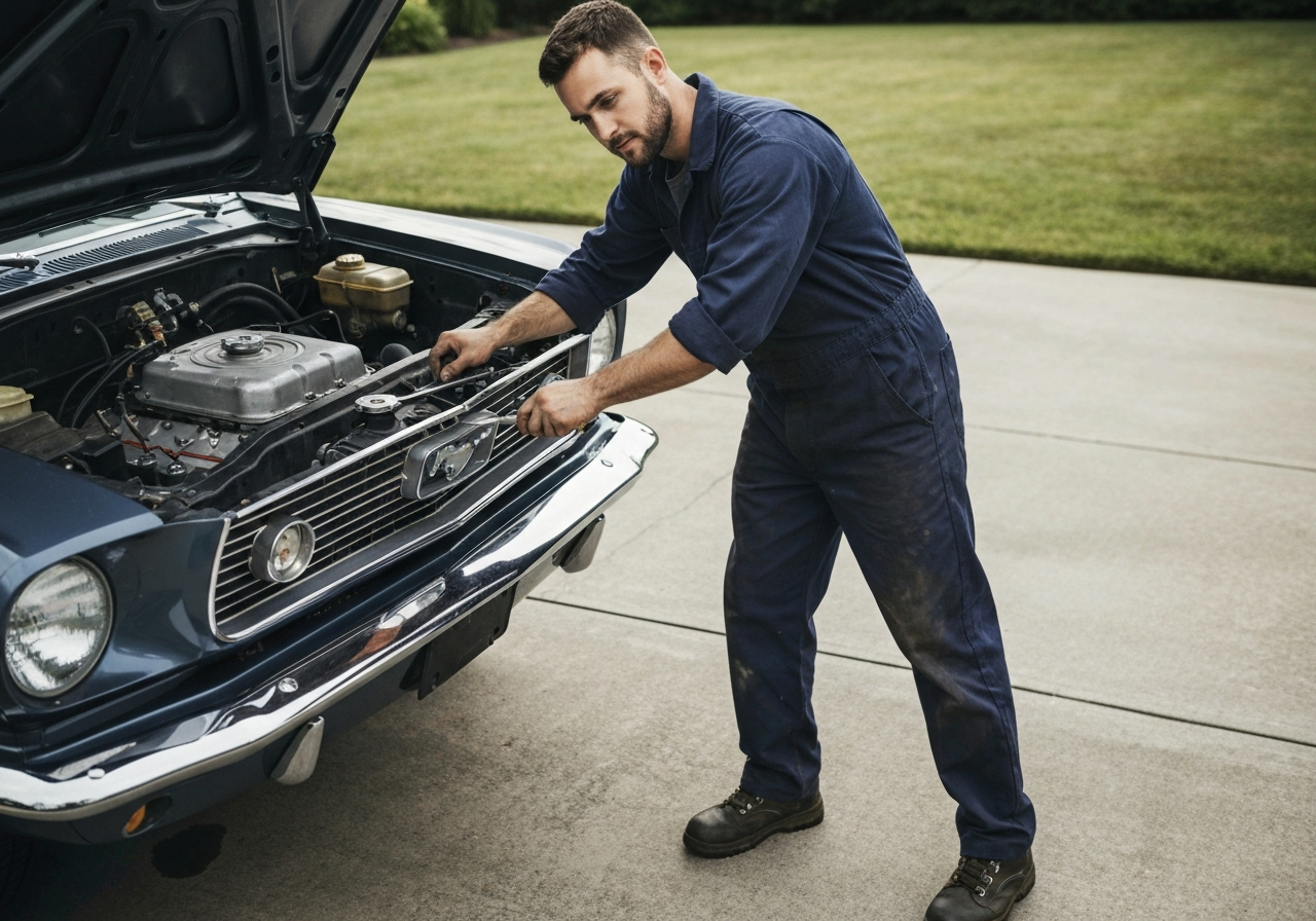 Mobile Mechanic Working